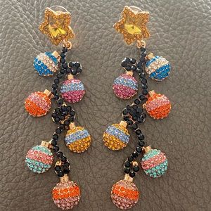New Fashion Christmas Ball Earrings